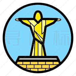 基督雕像图标