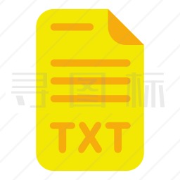 TXT文本图标