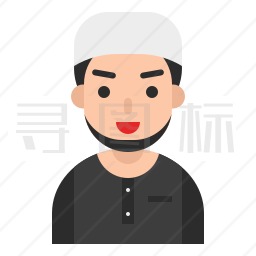 穆斯林男人图标