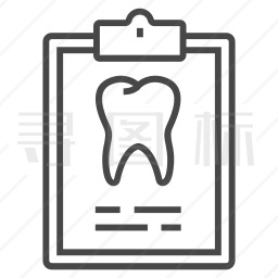 牙科记录图标