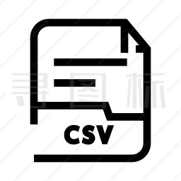 CSV文件图标