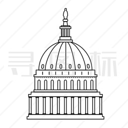 国会大楼图标