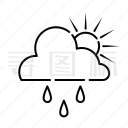 下雨图标