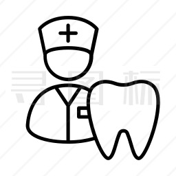 牙医简笔画简单又漂亮图片