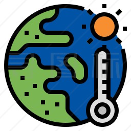 温室效应图标
