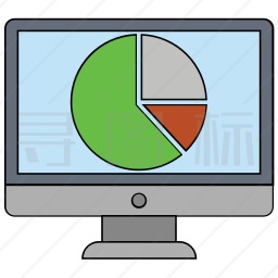 在线数据图表图标