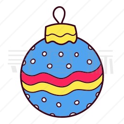圣诞装饰球图标