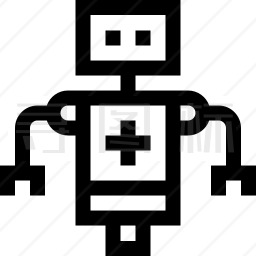 医疗机器人图标