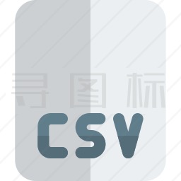 CSV文件格式图标