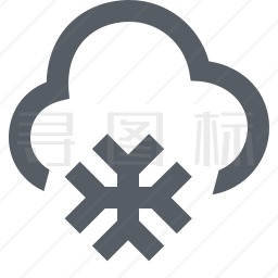 降雪图标