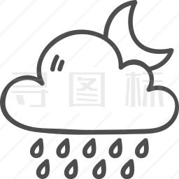 下雨图标