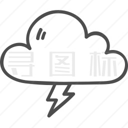 打雷图标