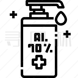除菌洗手液图标