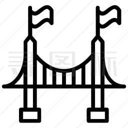 布鲁克林大桥图标