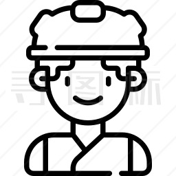 建筑工人图标