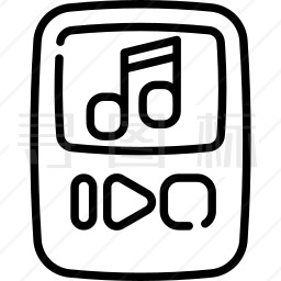 MP3播放器图标