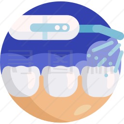 牙科冲洗器图标