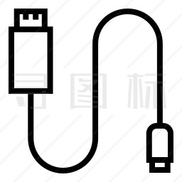 USB连接器图标