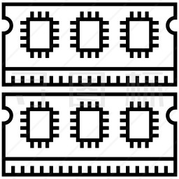 随机存取存储器图标