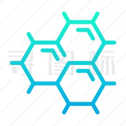 分子结构图标