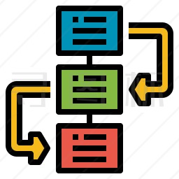 工作流程图标