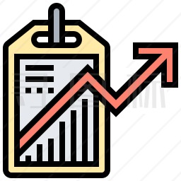 利润增长图标