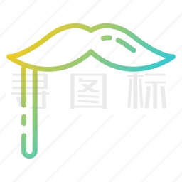 小胡子图标