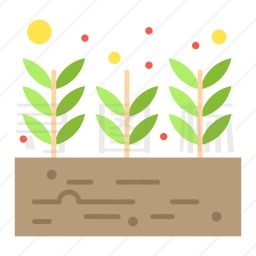生长的植物图标