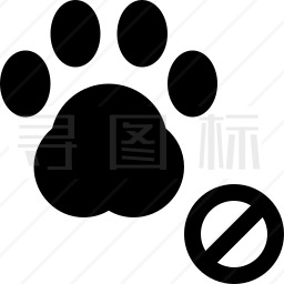 禁养宠物图标