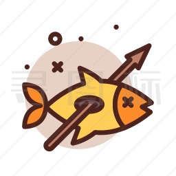 叉鱼图标