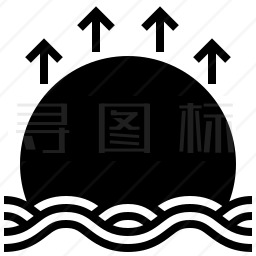 海平面图标