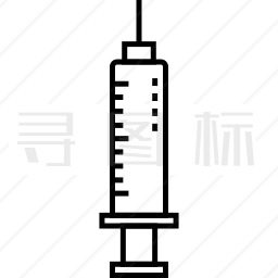 注射器轮廓图标