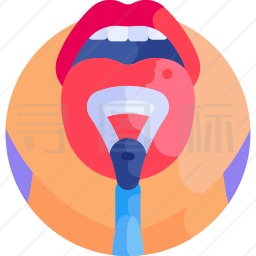 舌头清洁剂图标