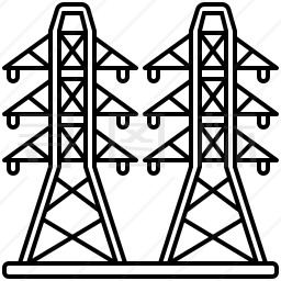 输电线路铁塔图标