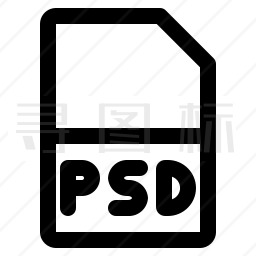 PSD图标