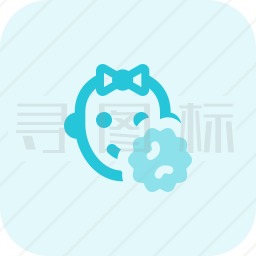 小女孩图标