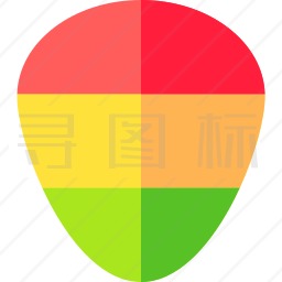 吉他拨片图标