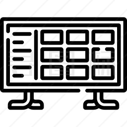 智能电视图标