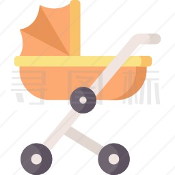 婴儿推车图标