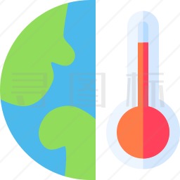 全球变暖图标