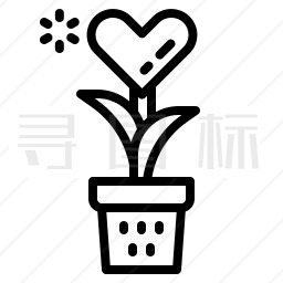 爱情植物图标