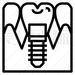 种植牙图标