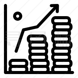 增长报告图标