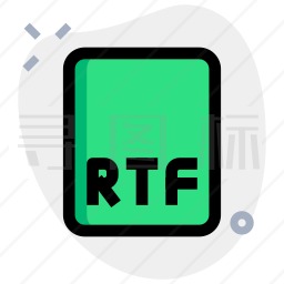 RTF文件图标