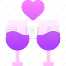 香槟酒杯图标