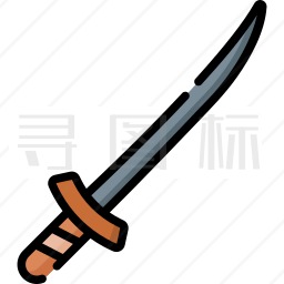 武士刀图标