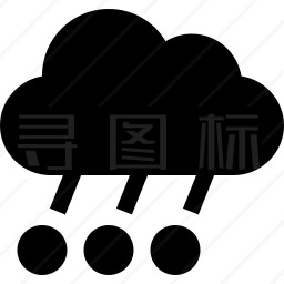 冰雹图标