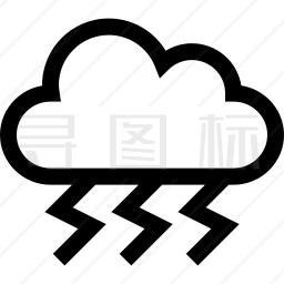 打雷图标