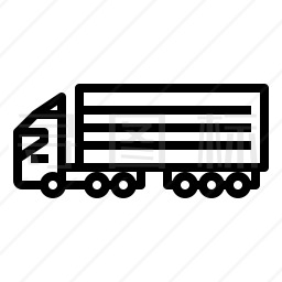 集装箱卡车图标