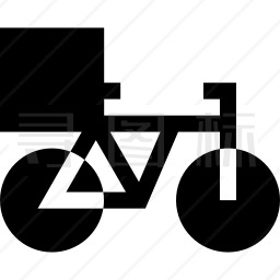 送货自行车图标